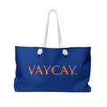 Navy Blue VAYCAY Weekender Tote